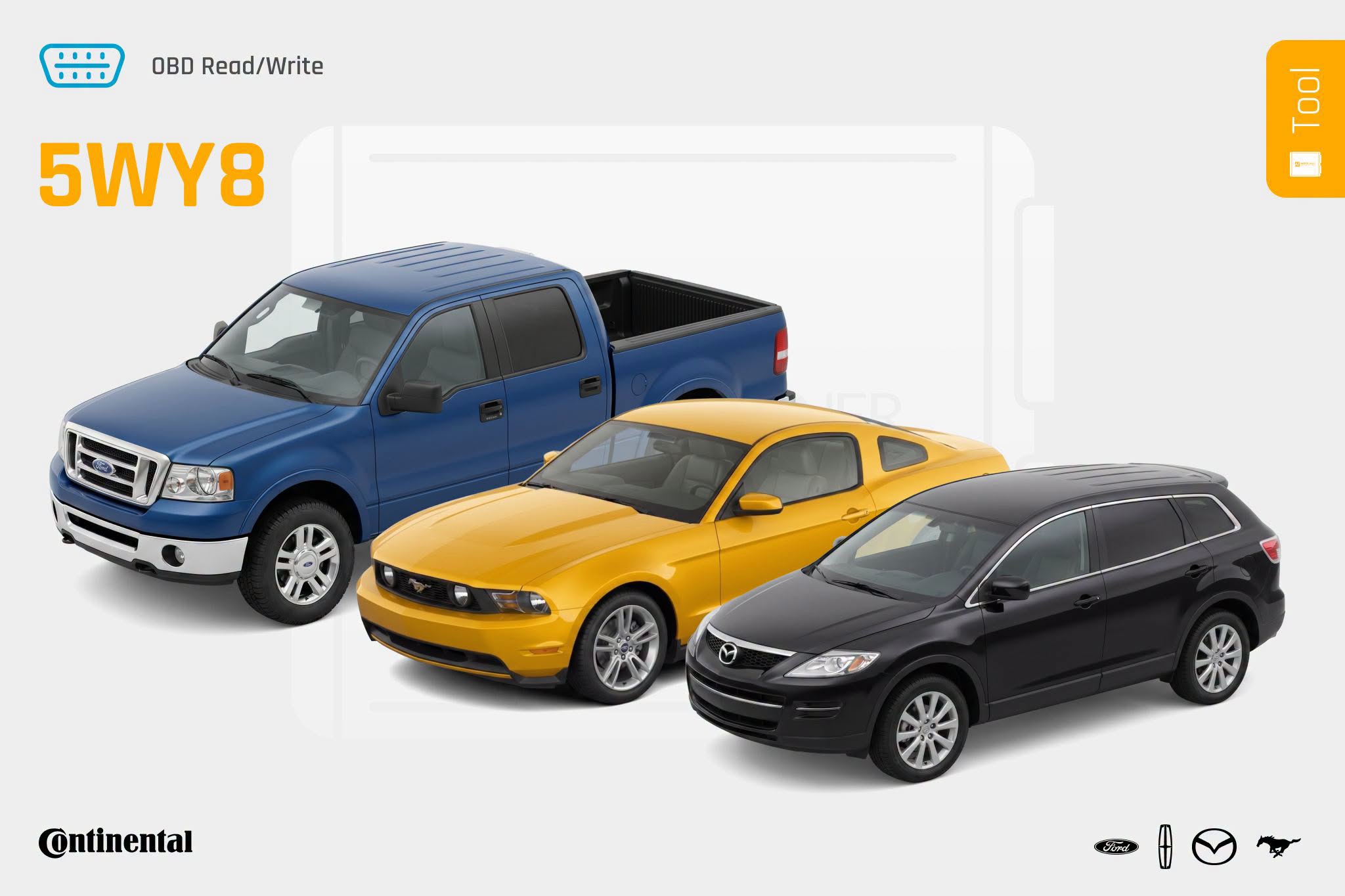 Ford Group Vehicles from 2004-2015 with Continental 5WY8 ECU now on the AutoTuner Tool!