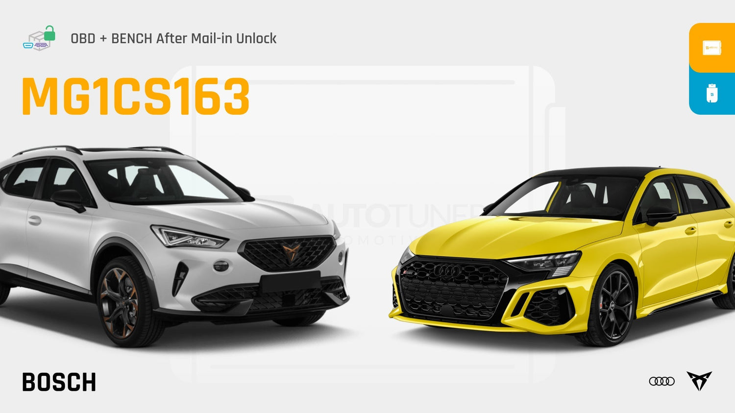 2.5T MG1CS163 ECU for the RS3 & Formentor now on the AT Tool & One after mail-in unlock.