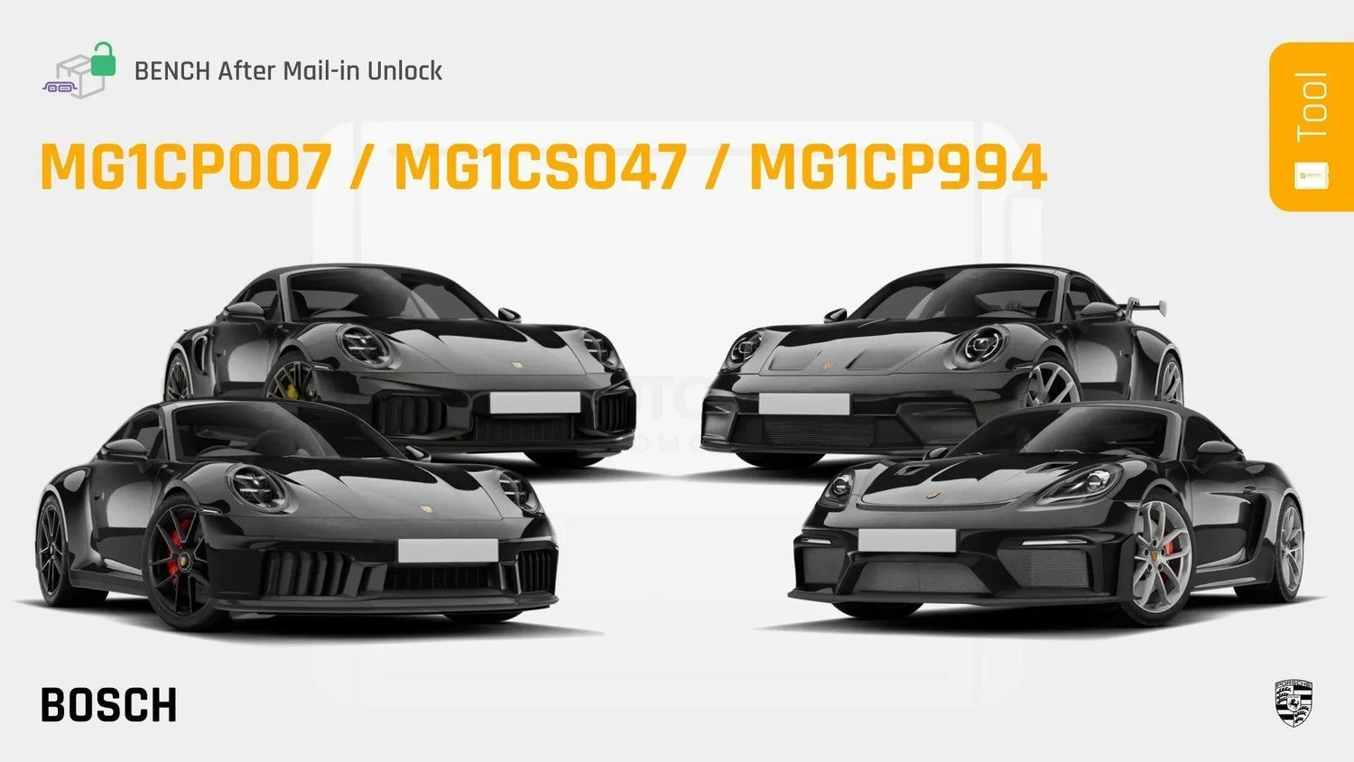 The ultimate Porsche mega-release: MG1CP994, 007 & 047 live on Bench (after Mail-in Unlock)!