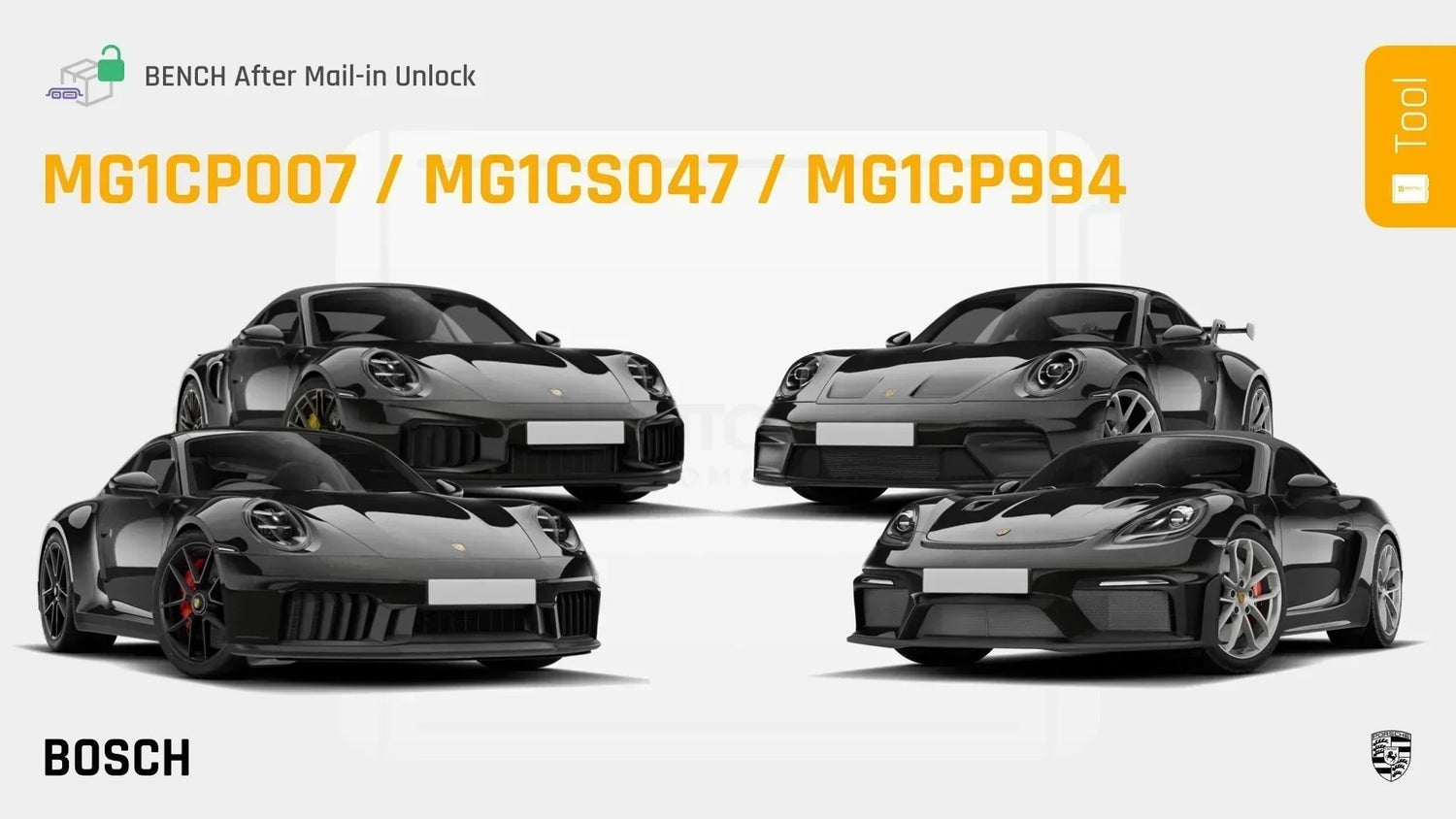 The ultimate Porsche mega-release: MG1CP994, 007 & 047 live on Bench (after Mail-in Unlock)!