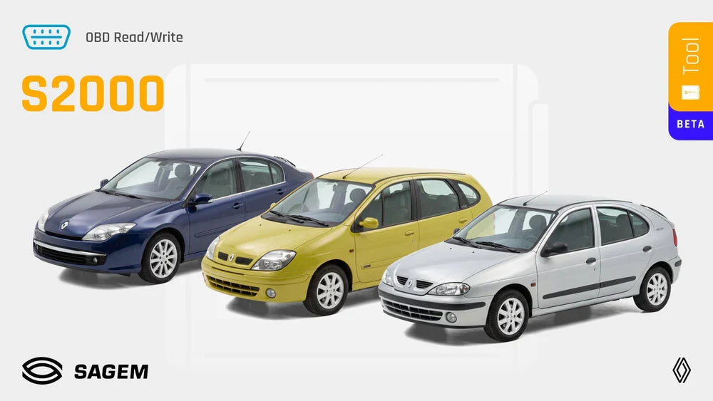 Latin American Market Sagem S2000 ECUs (Renault) Live on the Tool