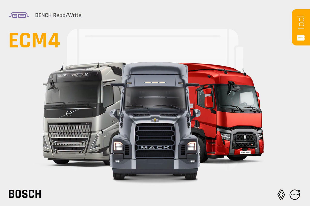 Heavy Duty Mack, Volvo, and Renault Trucks Now on the Tool! (Bosch ECM4)