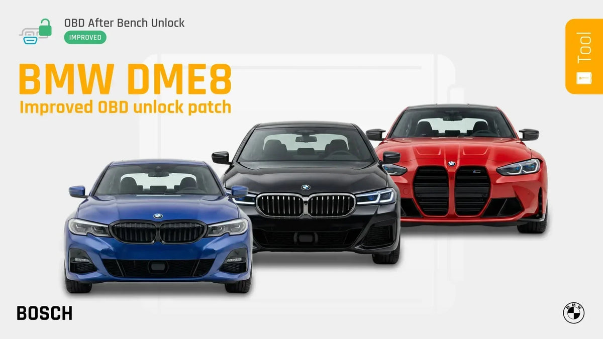 BMW DME8 improved OBD Unlock Patch