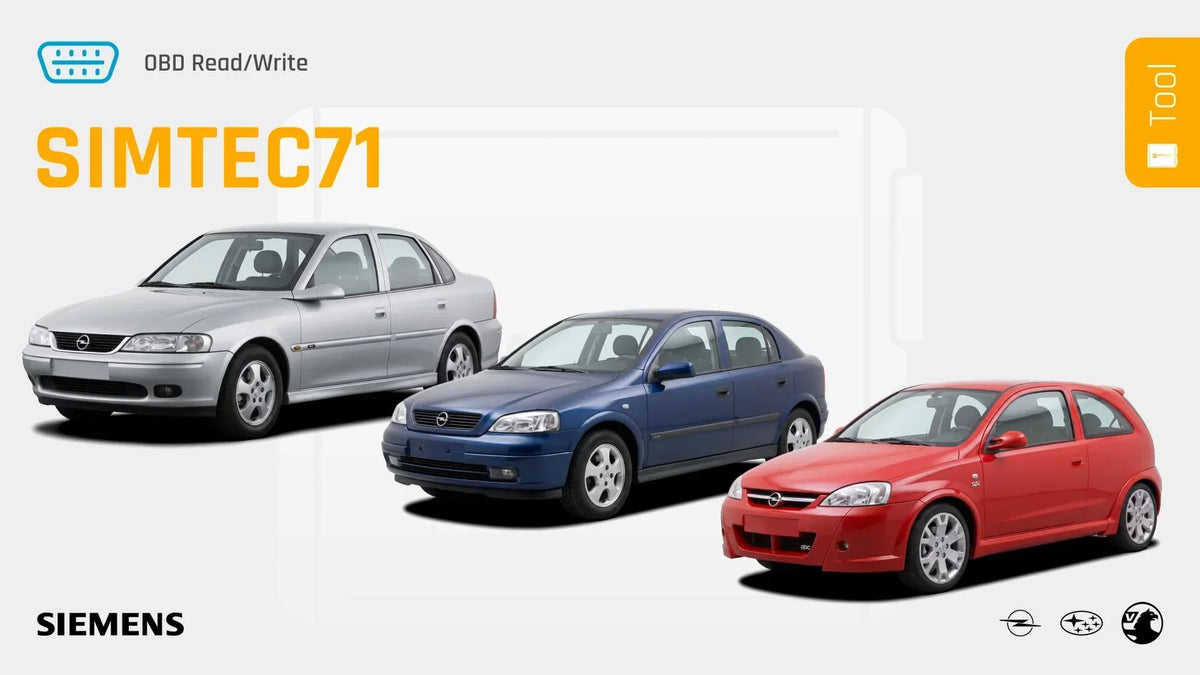 Euro 90's Opel, Vauxhall, and Subaru Siemens SIMTEC71 ECUs Added to the Tool