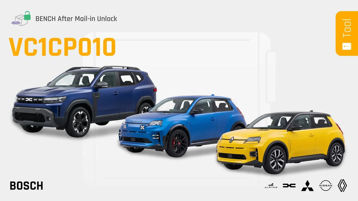 Renault-Nissan-Mitsubishi Alliance EV & Hybrid ECU Unlock Now Available! (Bosch VC1CP010)