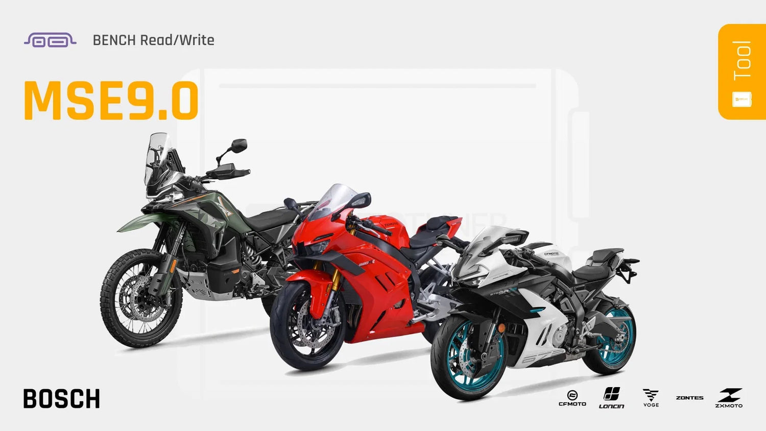 Bosch MSE9.0: CFMOTO, Loncin, Voge, Zontes, and ZXMOTO